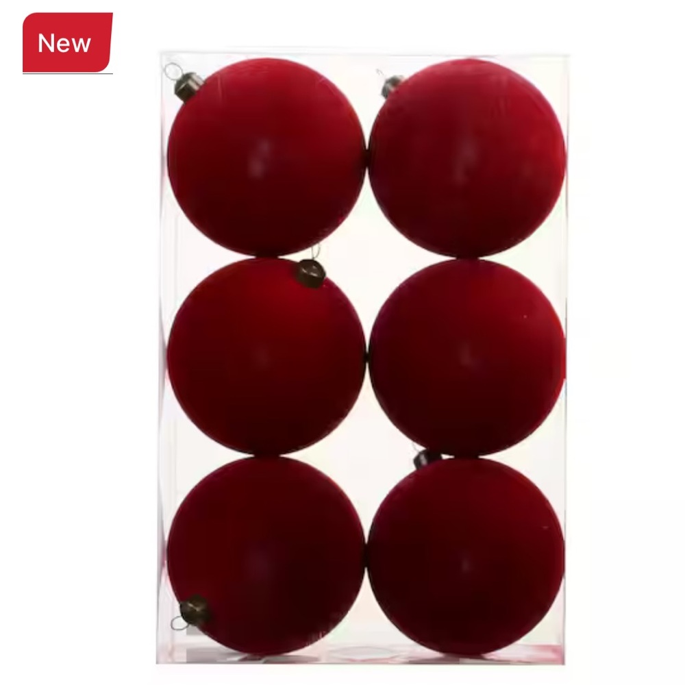 Viral flocked ornaments